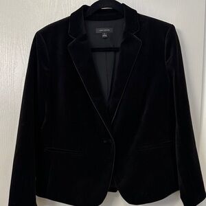 Ann Taylor Black Velvet Suit Jacket